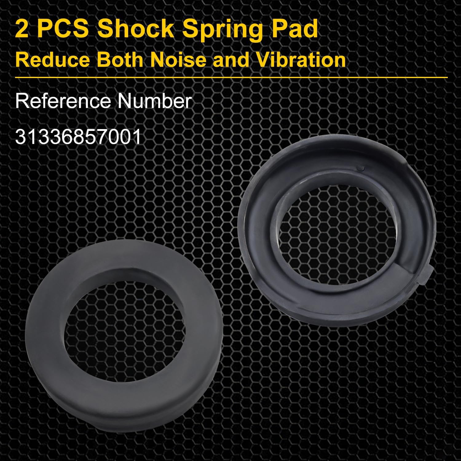 Set of 14 Front Strut Shock Mount Upper Lower Support and Bump Stops Kits Replacement, Fit for BMW X5 E70 X6 E71, 31336788776, 31336774738, 31336776391 Front Strut Shock Mount Kit