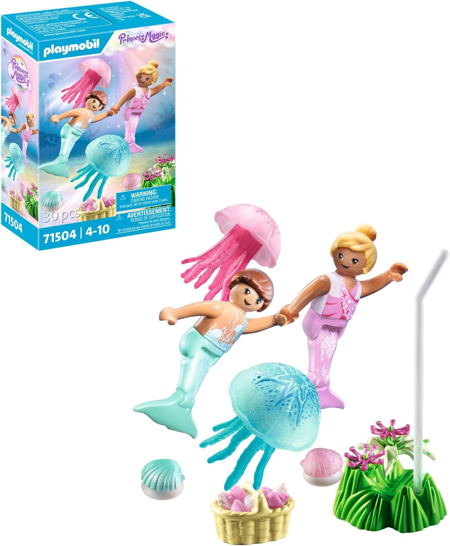 Mermaid Children with Jellyfish