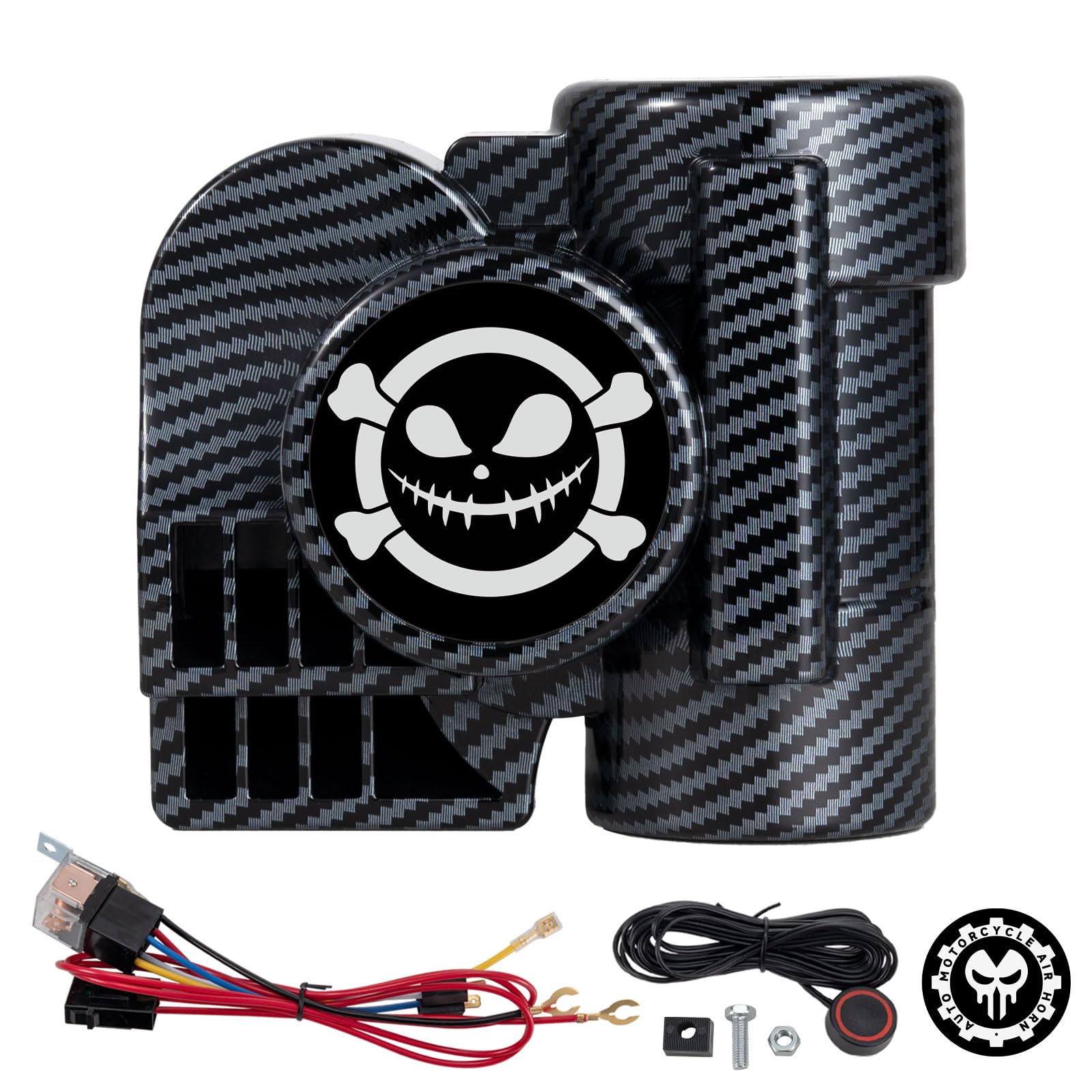 Train Horn Kit for Morcycle Super Loud Air Horn for Car with Button