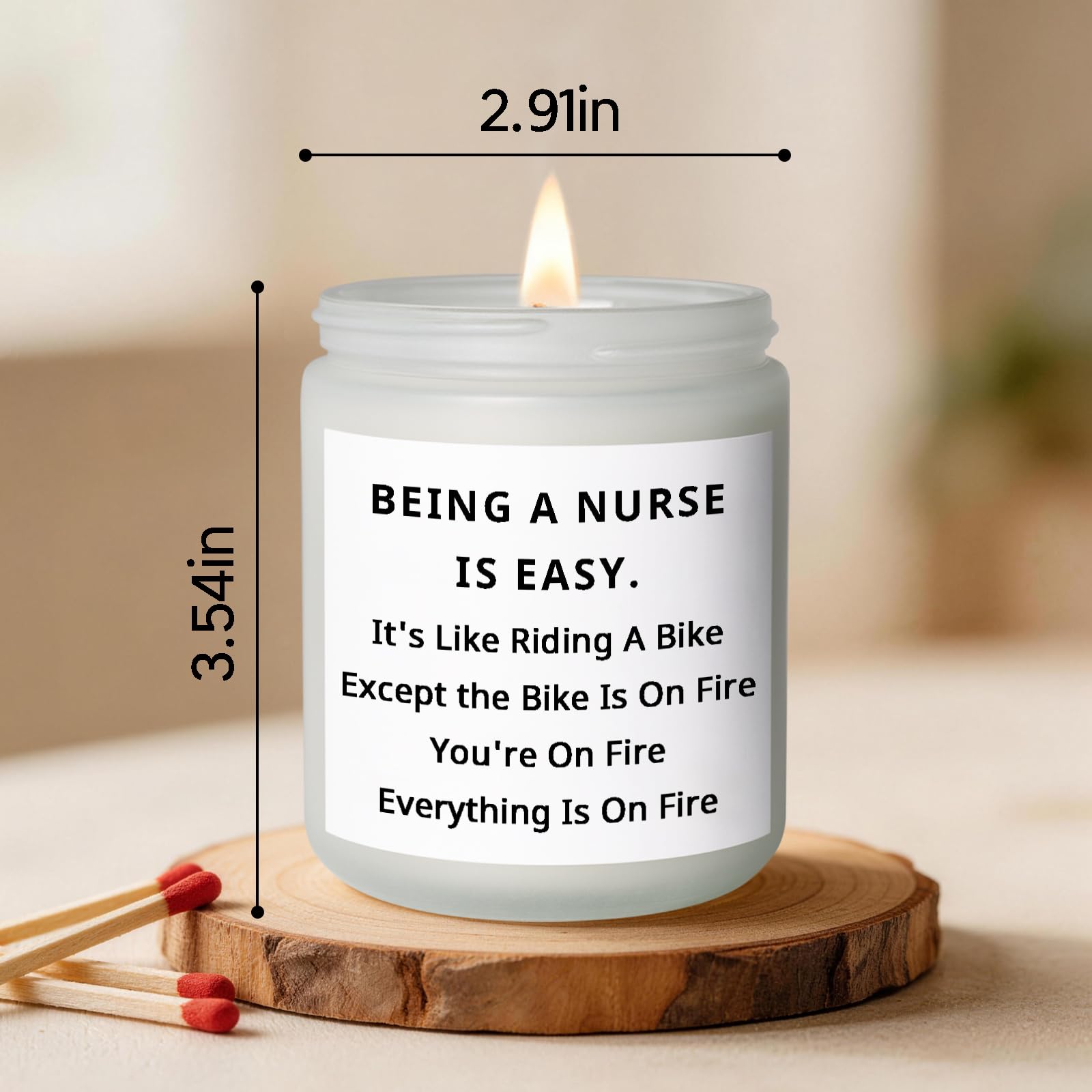 Nurse Gifts for Nurses, Nurses Week Gifts for Women Men Nurse Appreciation Gift for Practitioner Medical Assistant CNA RN LPN, Nursing School Student Graduation Gift for Her Him, Funny Birthday Candle