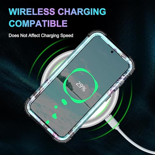 Miniatura 4 de Casetego Funda compatible con Galaxy S23 FE 5G, tres capas de alta resistencia, protección a prueba de golpes, policarbonato duro y TPU suave para