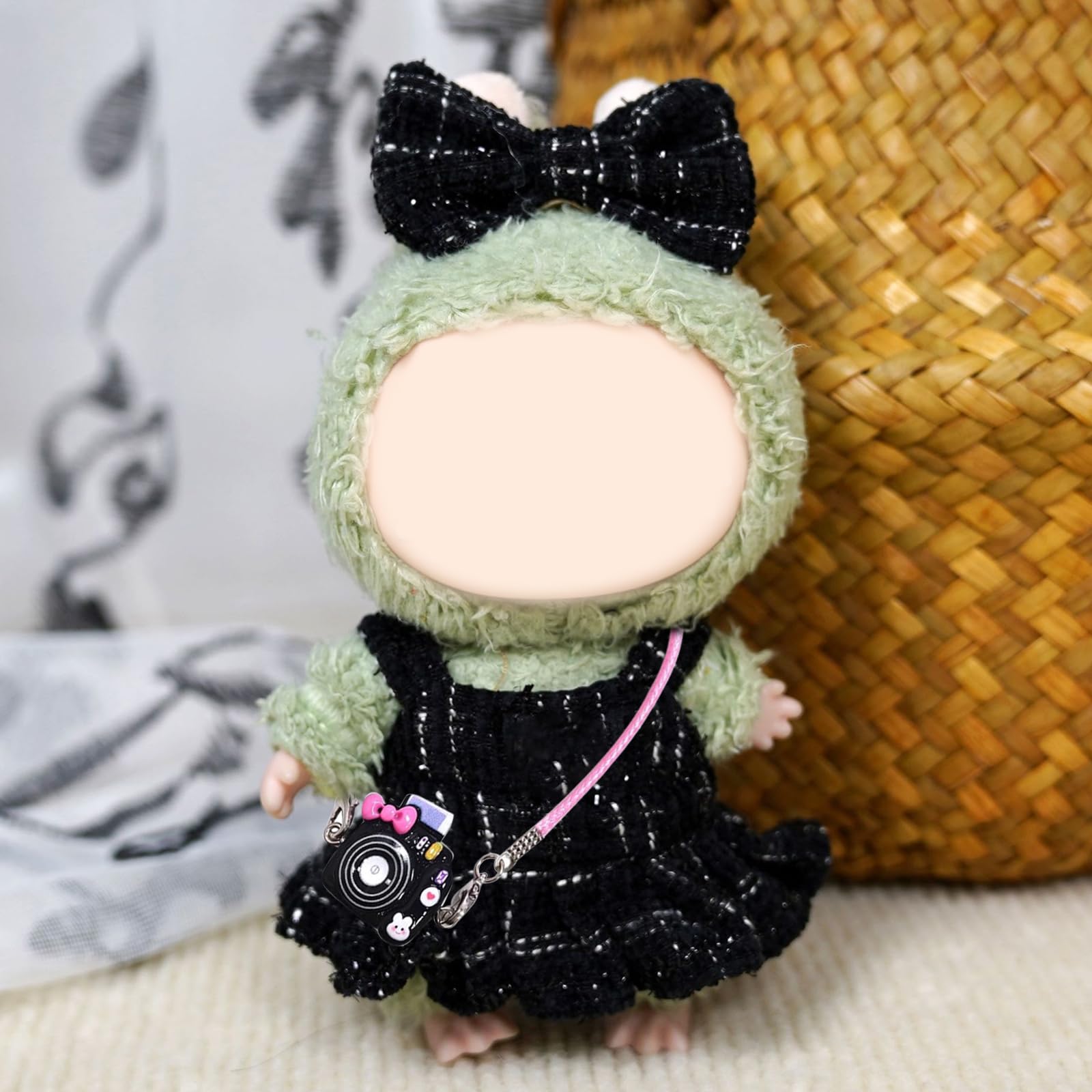 EDLMKM Stylish Doll Clothes, Clothes for Doll Doll Outfit Set for 17cm Dolls - Image 4