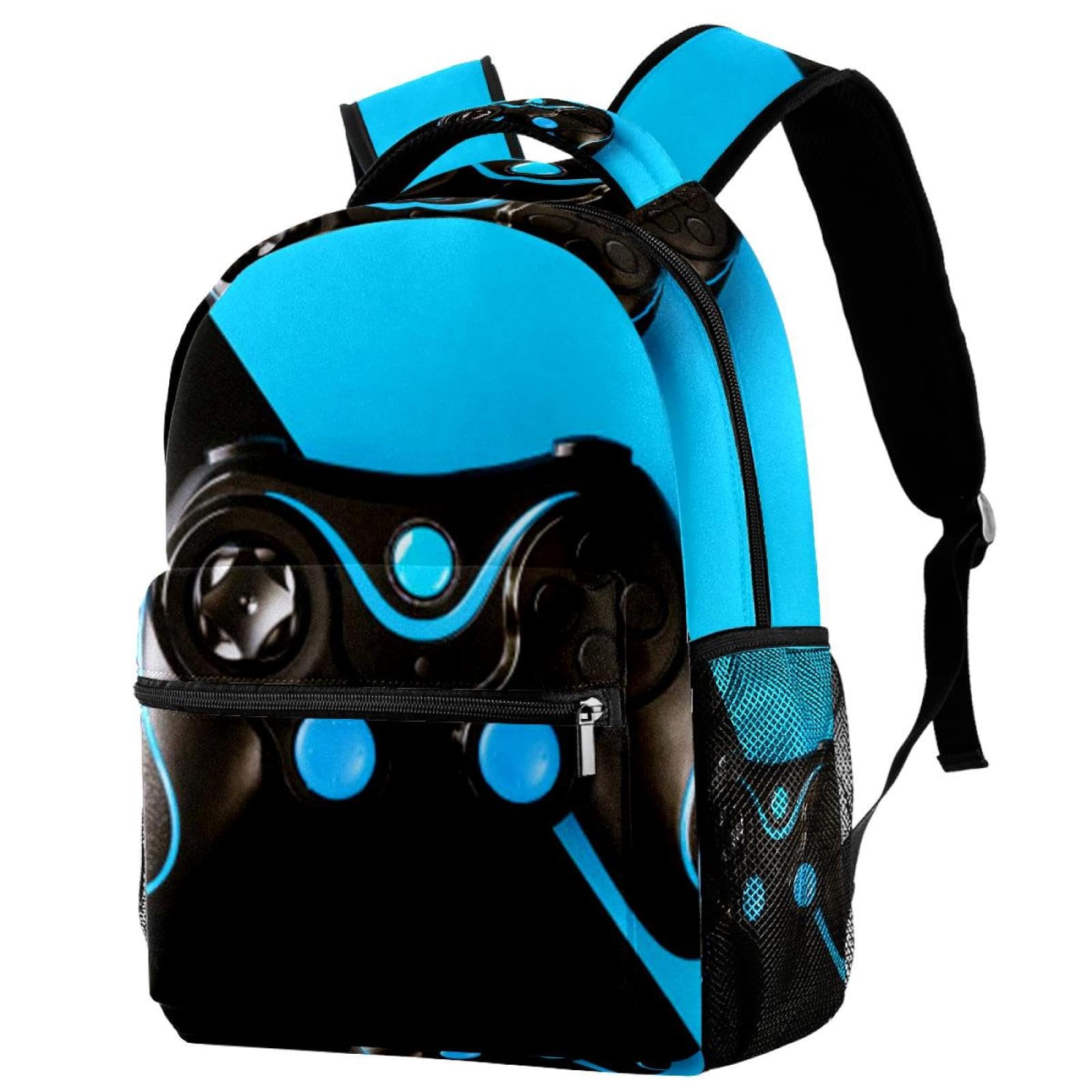 Juzgtsit Unisex Kids Games Gaming Cool Game Controller School Bag School Backpack For Boys Rucksack Bookbag Travel Backpack