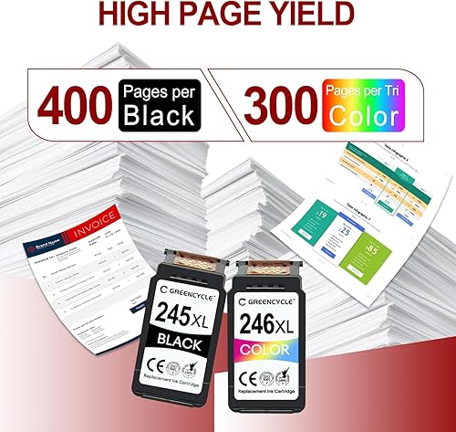 Miniatura 3 de Cartucho de tinta PG245XL de repuesto para Canon PG-245XL 245XL 245 XL Pixma MX490 MX492 MG2522 MG3022 MG2520 MG2525 MG2550 TS3100 MG3029 TS3122