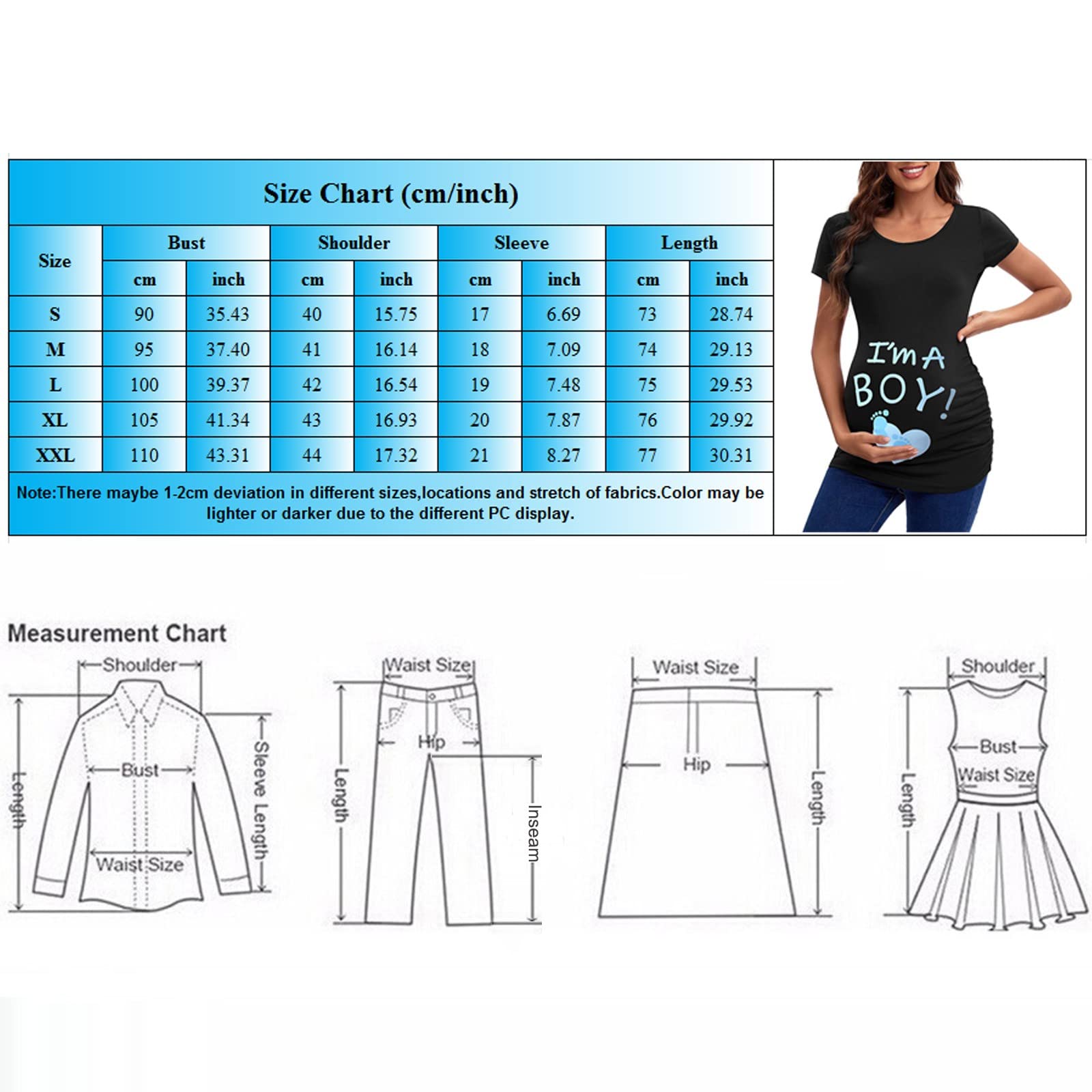 Umstands Tshirt Lustig Umstandsmode Tshirt Mit Spruch Footprint Umstandsmode Oberteil Sommer Kurzarm Große Größen Elegant Casual