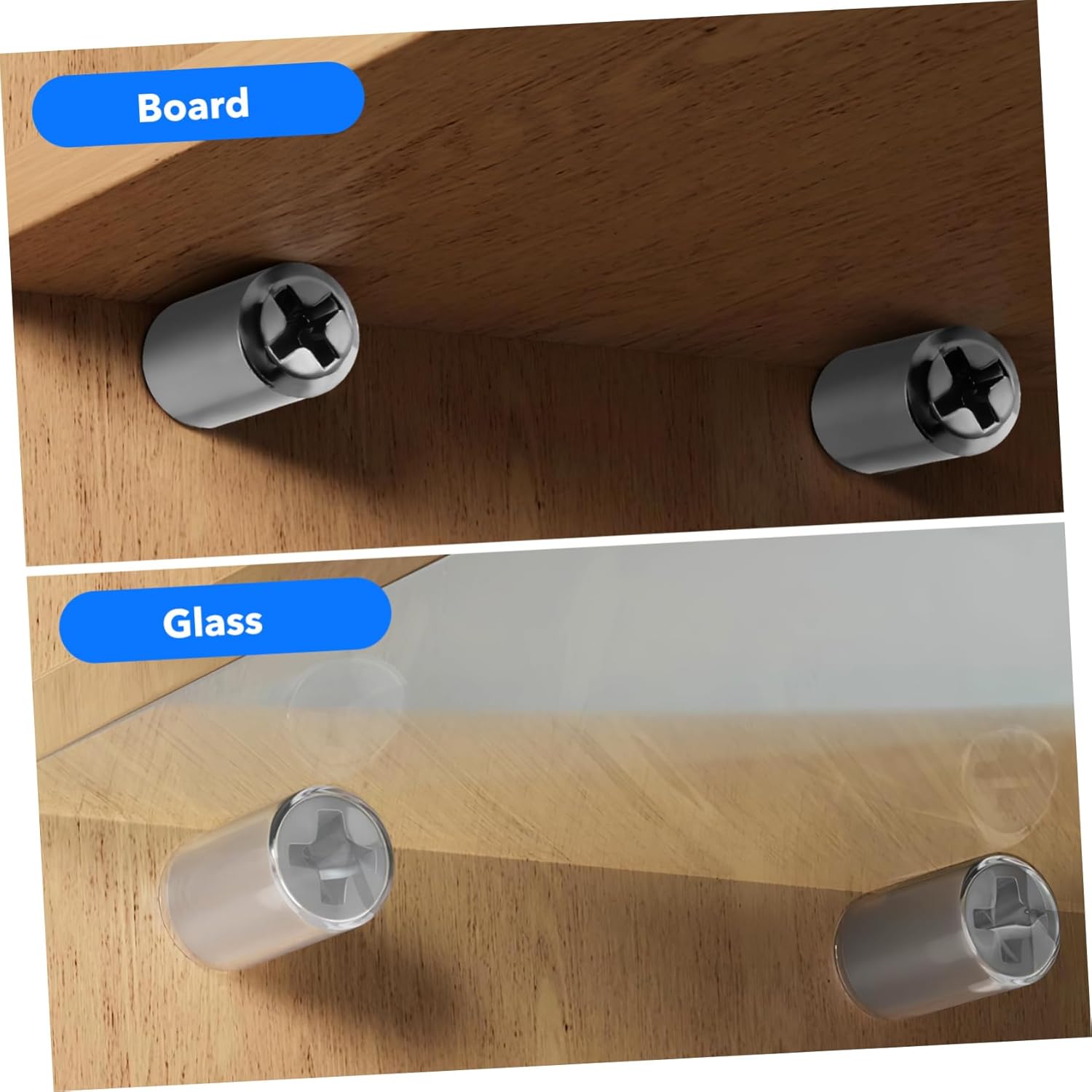 120pcs Self Tapping Screw Pins for Shelves Cabinet Shelf Pegs Easy Install Strong Support for Kitchen