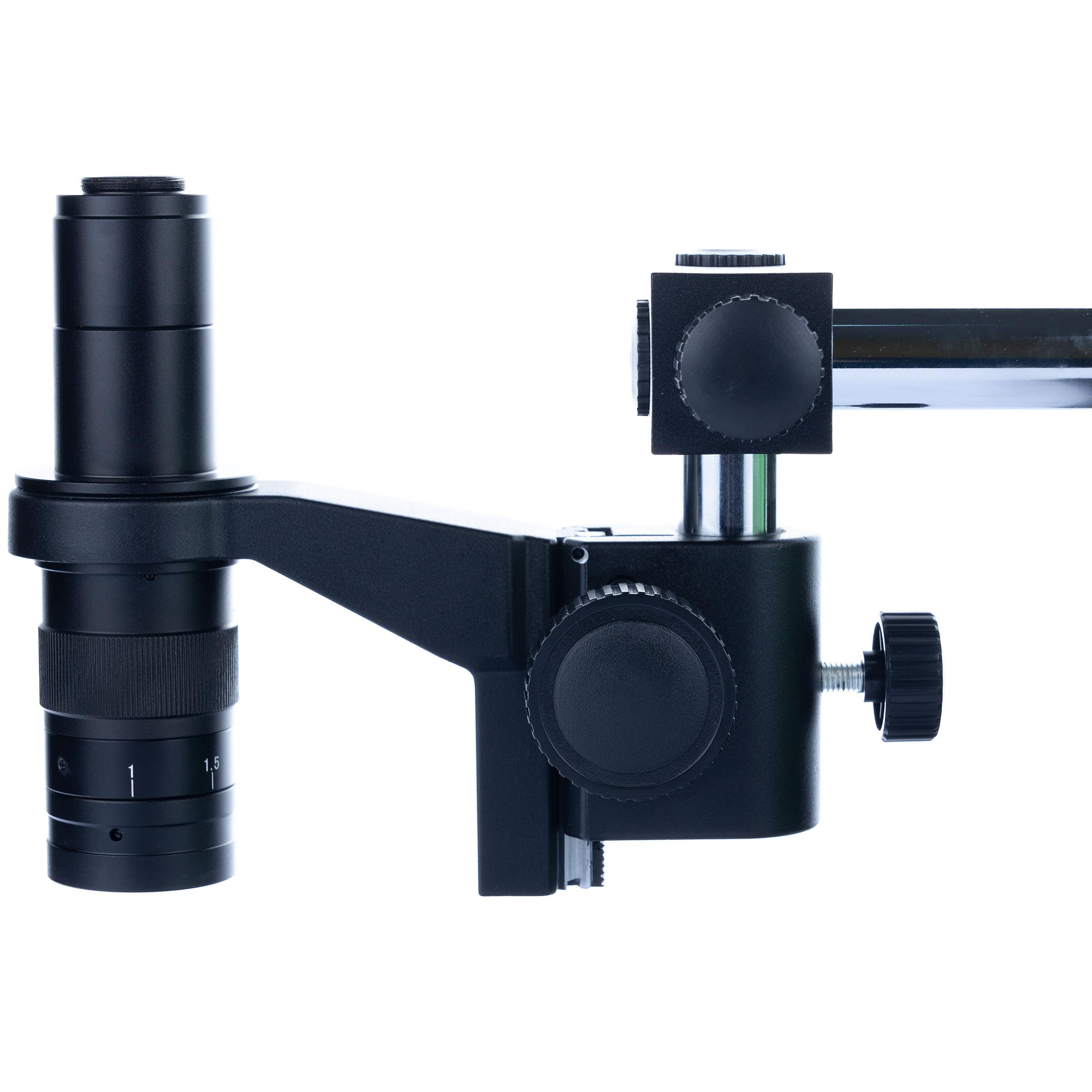 Rosfix Microscopio Digitale Earth Pro MCEP-0.5X-PZRR – Zoom 7–45x, Braccio Regolabile, C-Mount | Ottica Professionale 3D | Elettronica, Biologia, Gioielleria | Microscopio Professionale