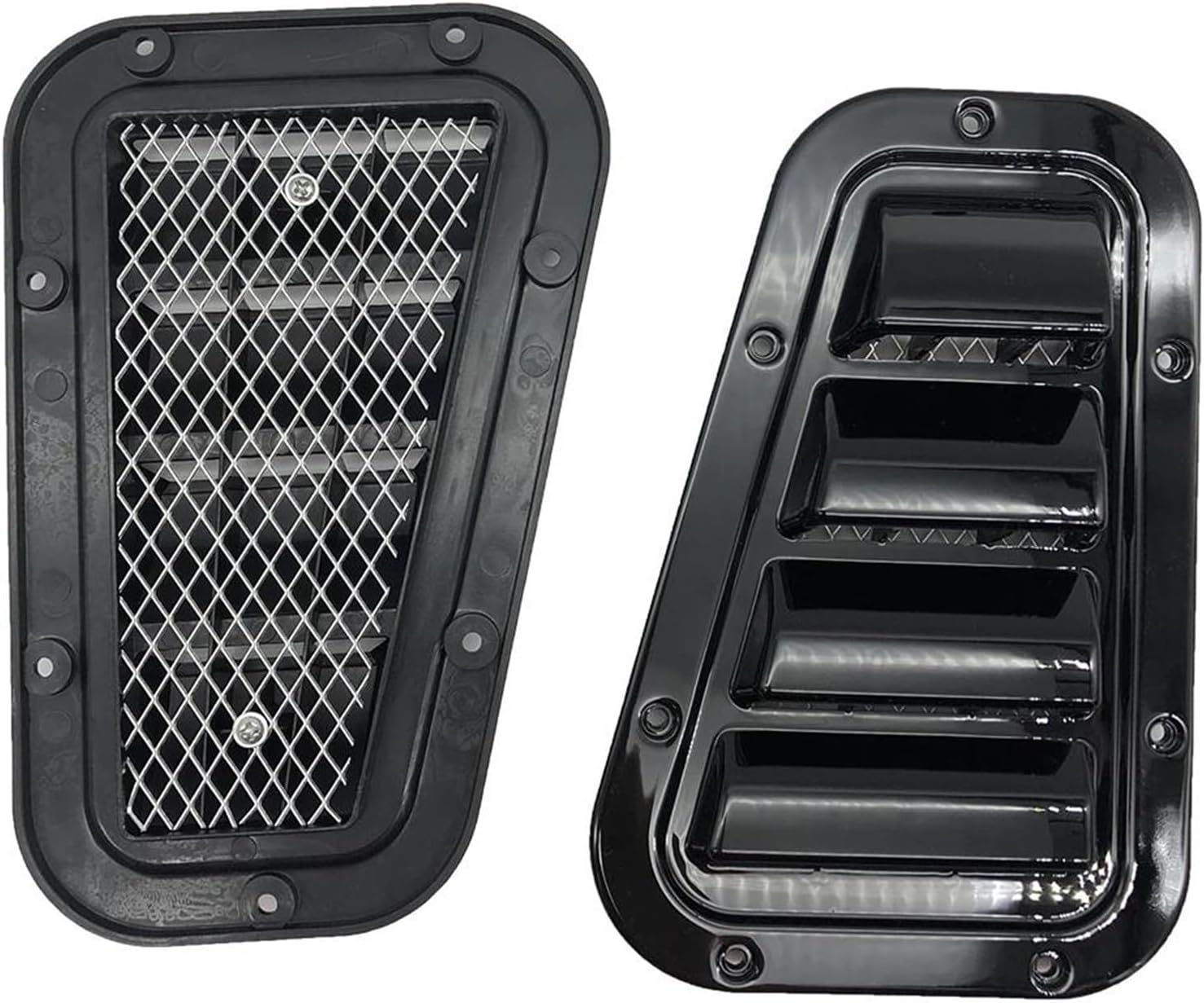 Hood Intake Decorative for Land For Rover For Defender 2pcs Car Front Bonnet Vents Hood Side Trim Cover Air Flow Intake Scoop Vent