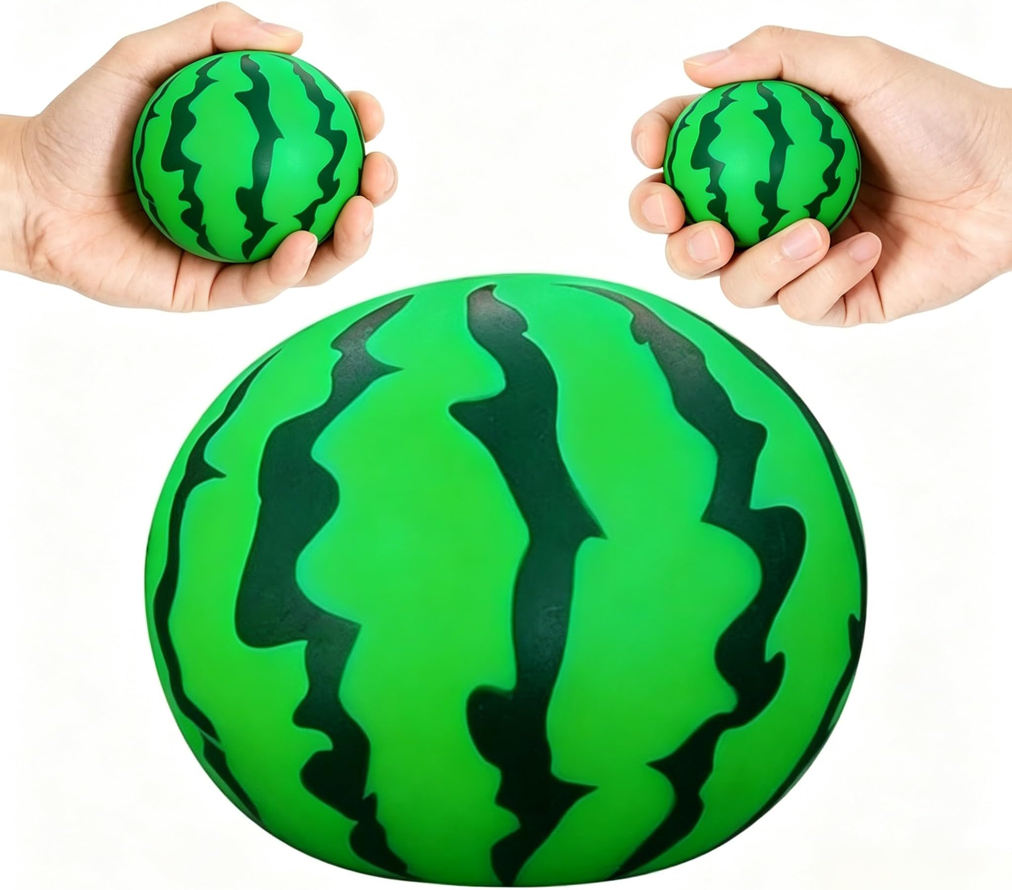 JIAHO Fidget Watermelon Balls for Adults, Fruit Dough Balls 1PCS | Anxiety Relief Stretch Exercise Balls, Fidget Exercise Balls for Prizes, Party Favors | Change Color Sensory Ball