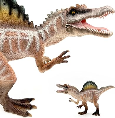 Gemini & Genius Spinosaurus Action Figures Dinosaur Toys for Kids, Early Science Education and Collectible Toys, Creative Gift for The Dino Lovers