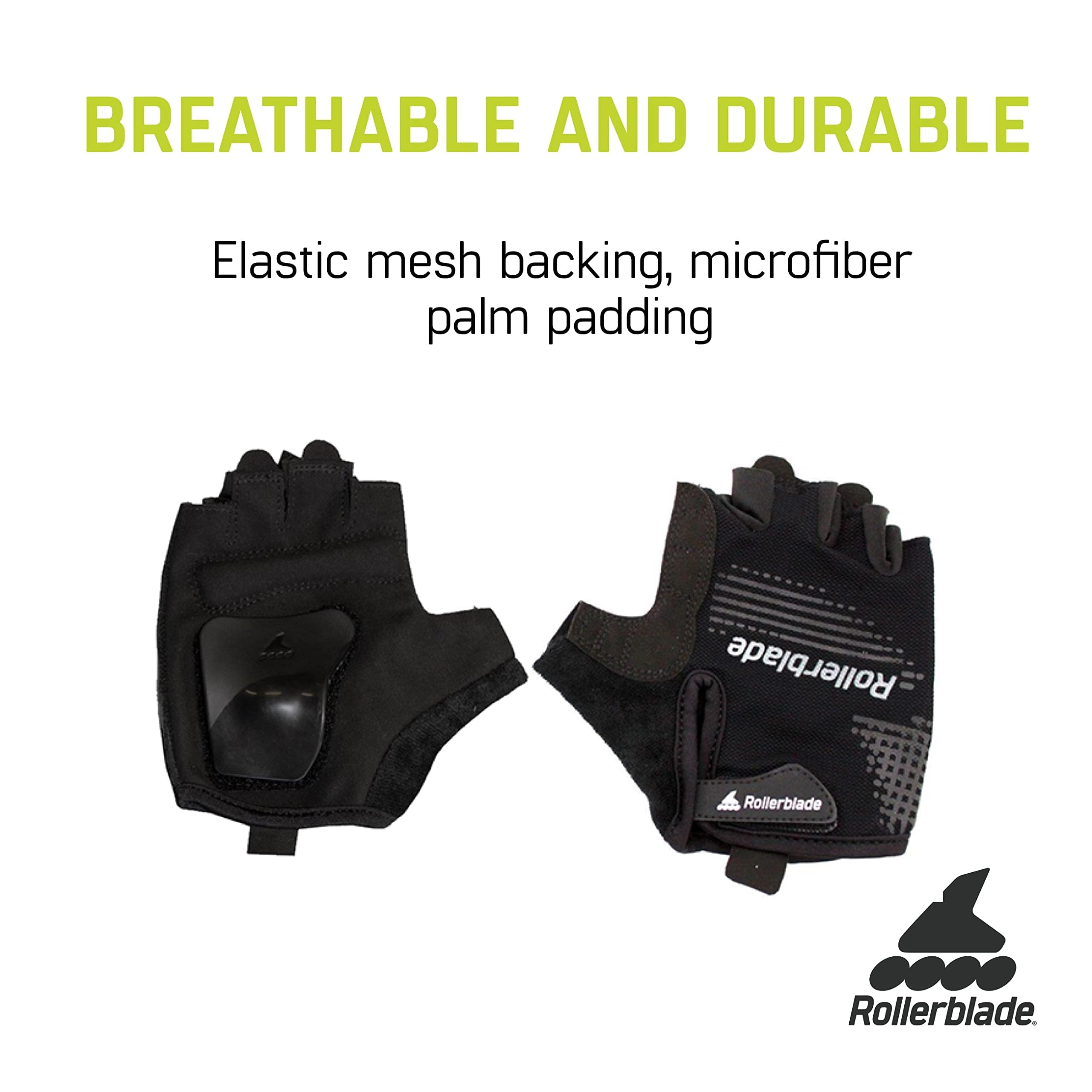 Rollerblade Skate Gear Paire de Gants Noir