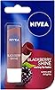 Nivea Shine Caring Lip Balm, 4.8 g, Blackberry, Pack of 12