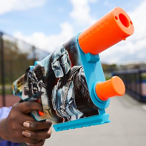 Miniatura 11 de Nerf Star Wars The Mandalorian Dart Blaster, 12 Elite Darts, Internal Clip, Toy Foam Blasters for 8 Year Old Boys & Girls & Up