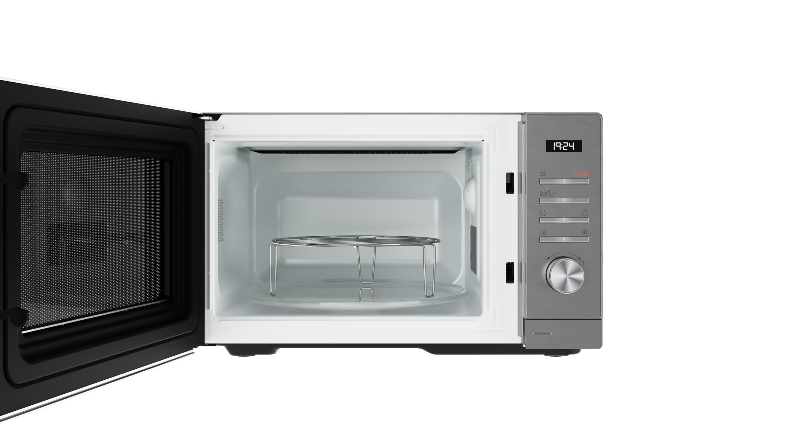 TEKA Microondas de Libre Instalación con Grill, Capacidad 25 L, 5 Niveles de Potencia, 900 W, Interior Pintado, Modelo MWE FS25 G SS