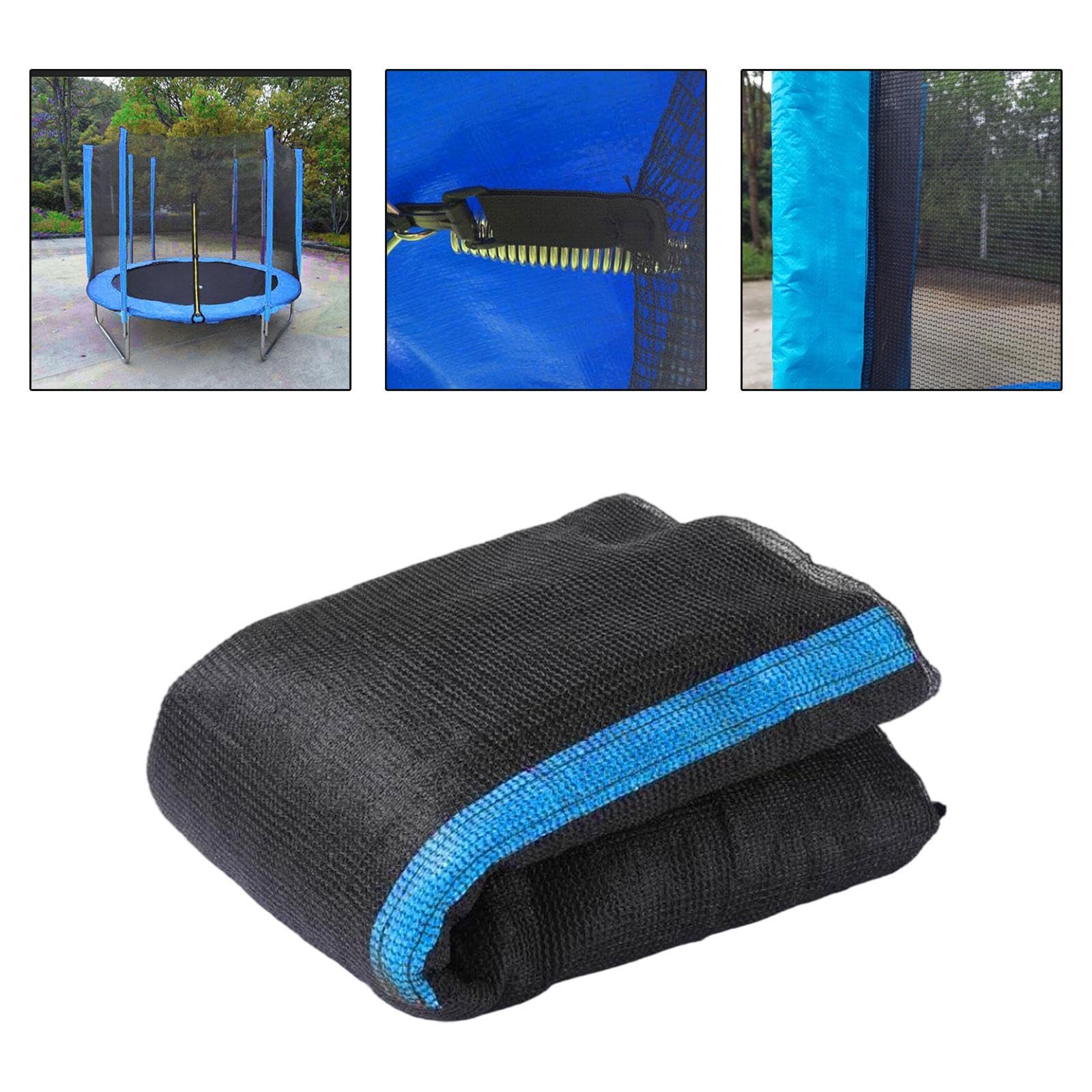 QSTDGVPW Trampoline Replacement Net Trampoline Security Net for Round Frame, Blue 10ft