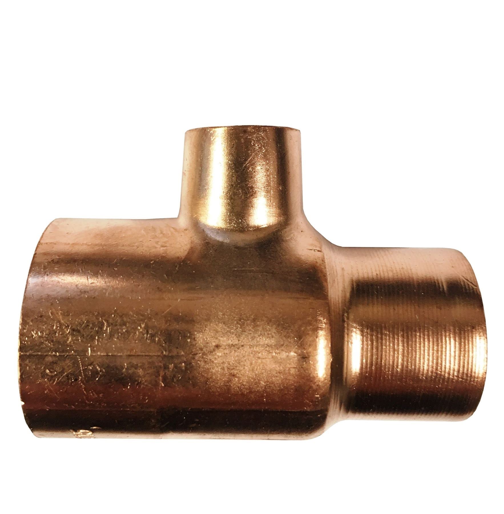 28mm x 22mm x 15mm Reducing Tee - End Feed