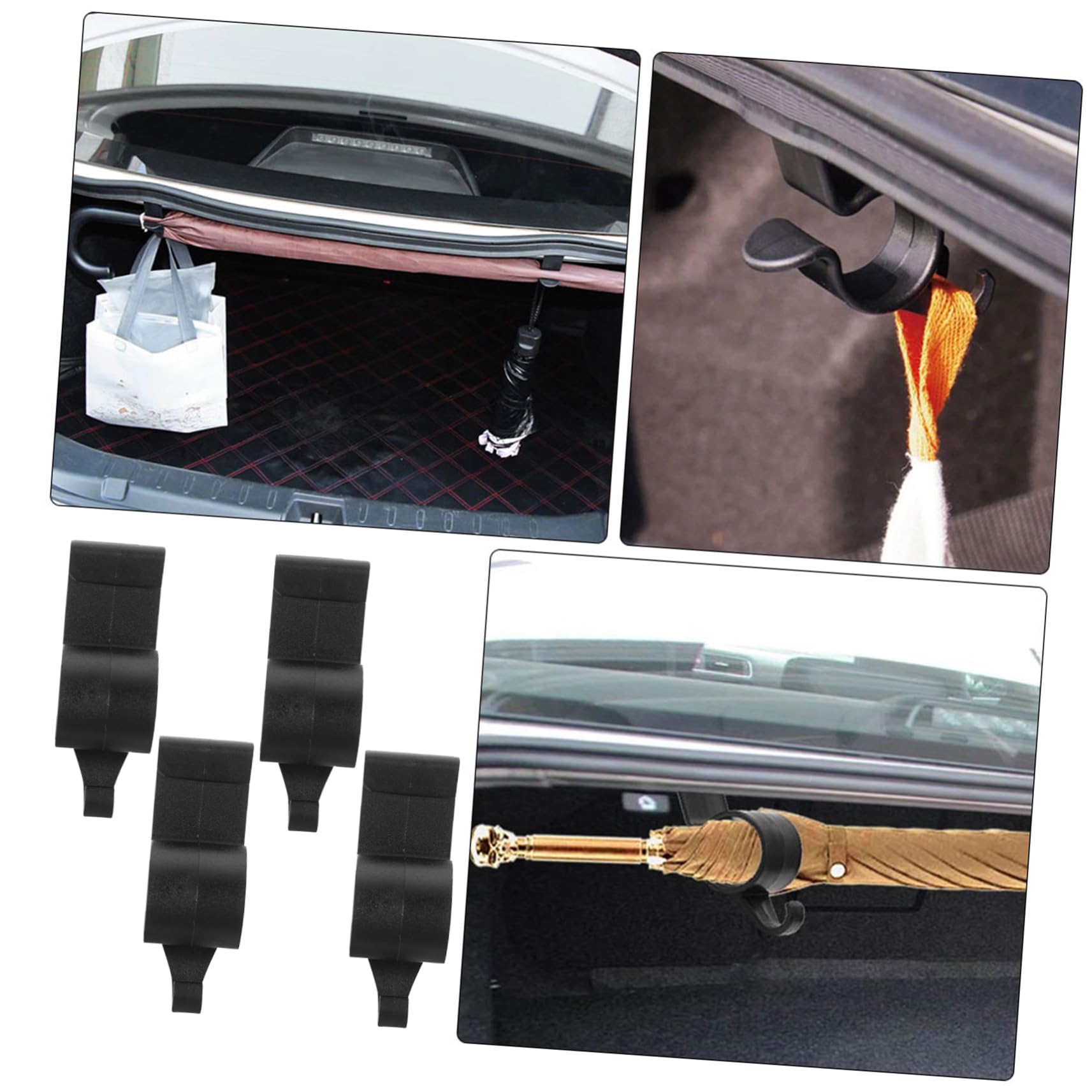 Autostoel Rugleuning Dubbele Haak , 2 In 1 Auto Haken, Auto Opberg Haken Achterbank Hoofdsteun Hanger Universele Auto Handtas Haken Zekai