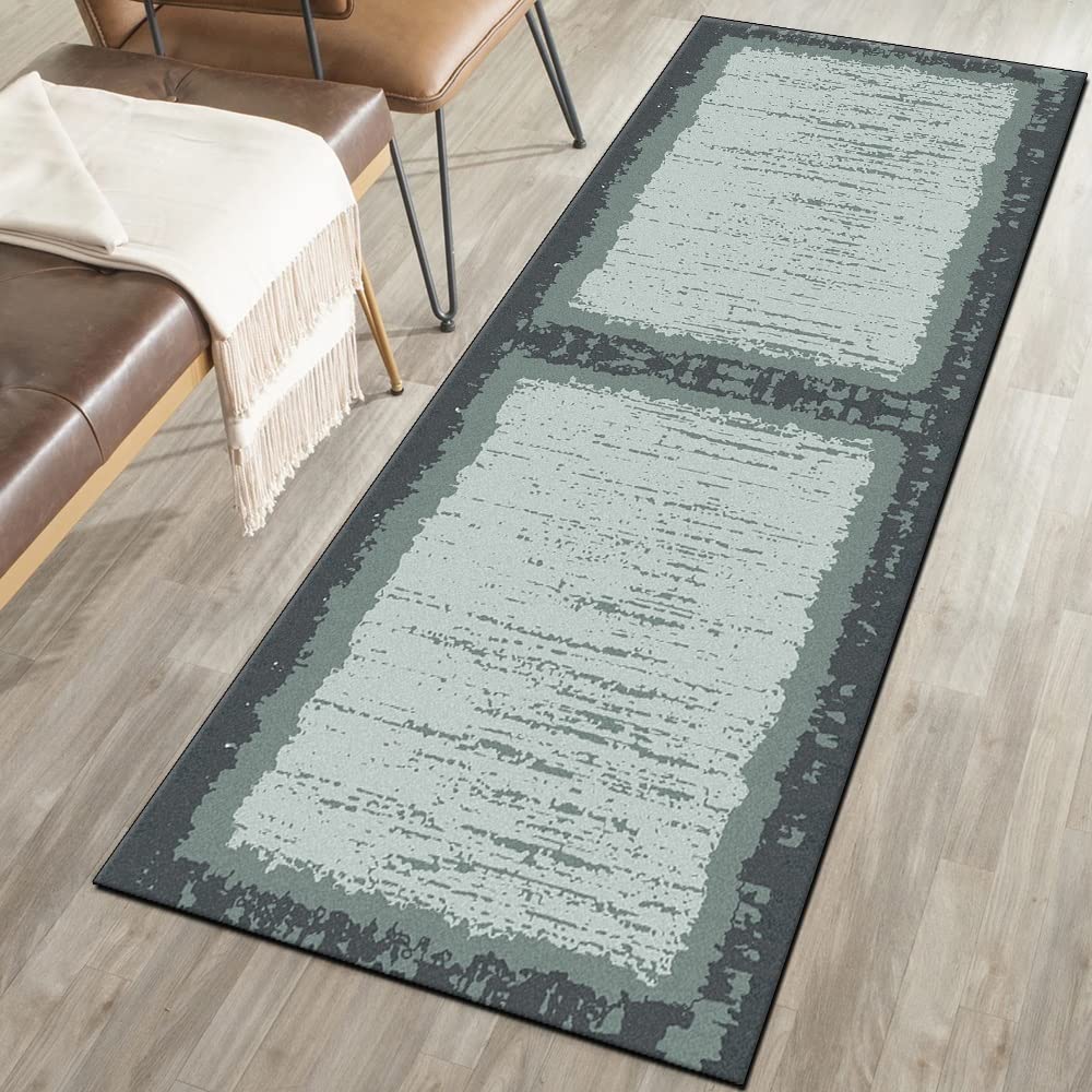 Dywany, abstrakcyjny, szary, zielony, dywan, chodnik do przedpokoju, 70 x 350 cm, antypoślizgowa mata, można prać, chodnik do kuchni, sypialni, korytarza, na schody, drzwi, możliwość personalizacji