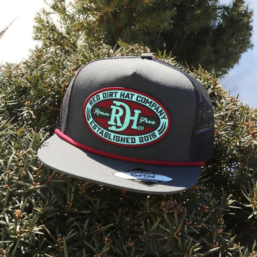 Red Dirt Hat Company Adjustable Snapback Rope Hat - Stylish Snapback Trucker Cap for Men & Women, One Size Fits All - Image 5