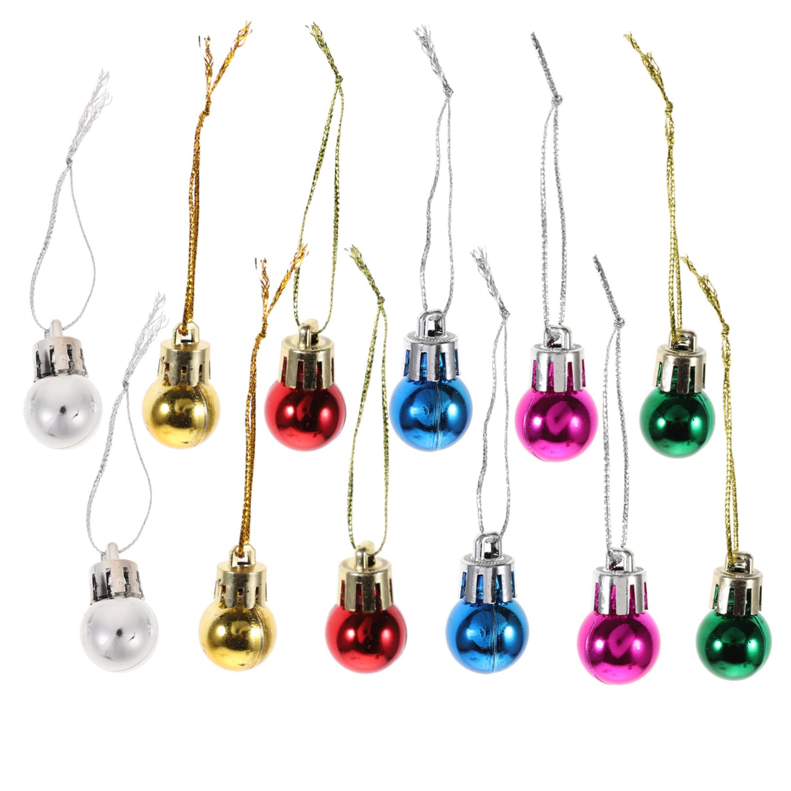 Ornements Sapin de Noël COLLBATH 24 Pièces Miniature pour Déco Maison et Magasin