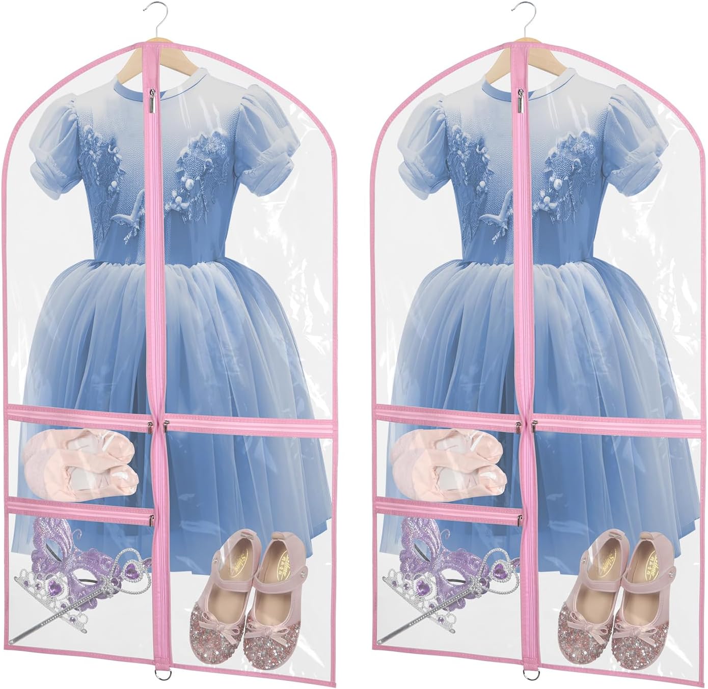 Zilink Clear Dance Garment Bags for Dancers 40” Dance