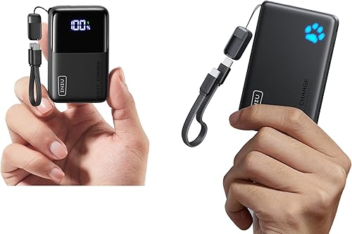 INIU Ultra pequeño 10000mAh 45W PD Power Bank & Ultra Slim 10000mAh 45W Power Bank Combo
