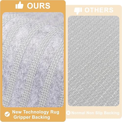 Miniatura 3 de Tindbea Tapete para perro para patas fangosas, absorbe la humedad, la suciedad, antideslizante, lavable, tapete de barro para perros, parte trasera