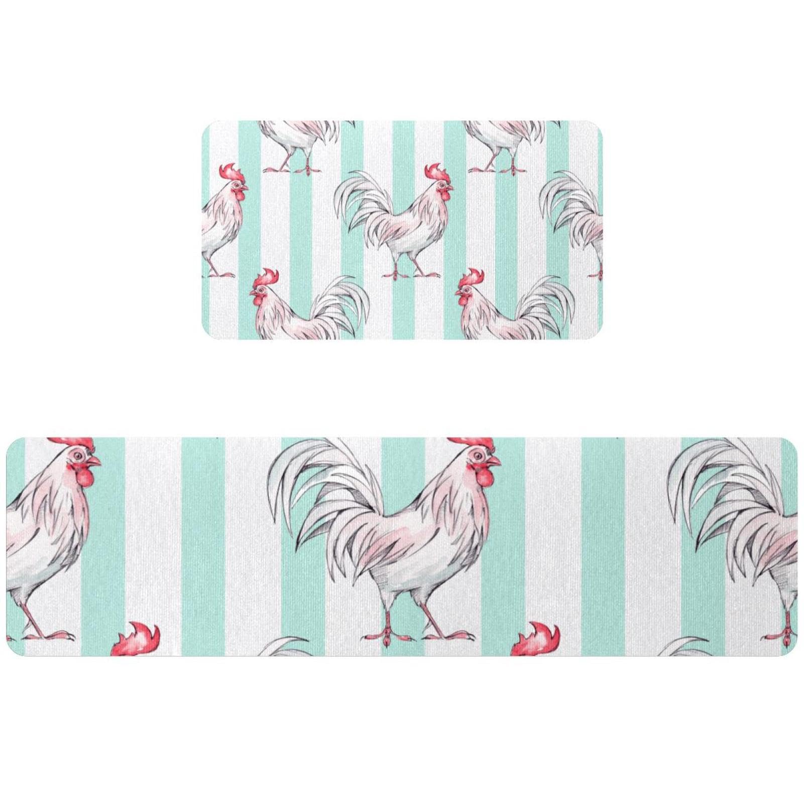 Tapis de couloir pour cuisine absorbant lavable antidérapant lot de 2