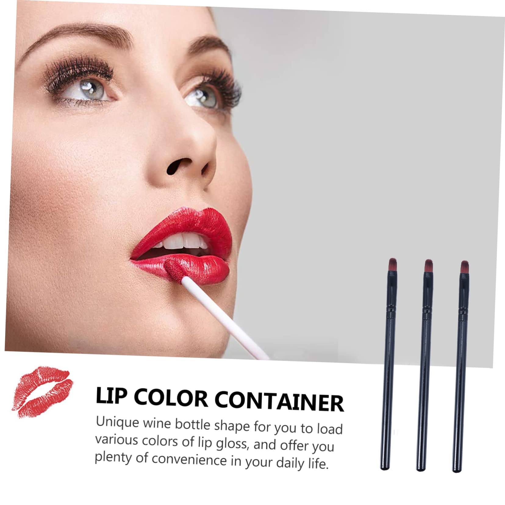 WOFASHPURET 50Pcs Multi Function Portable Lipstick Applicator Brushes Lip Brushes for Makeup Lip Gloss and Lipstick Application