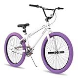 JOYSTAR Brockway Freestyle Kids BMX Bikes 20" 24" Kids Bicycles for 6-14 Years Old Boys Girls and Beginner-Level Riders 2 Pegs Multiple Colors