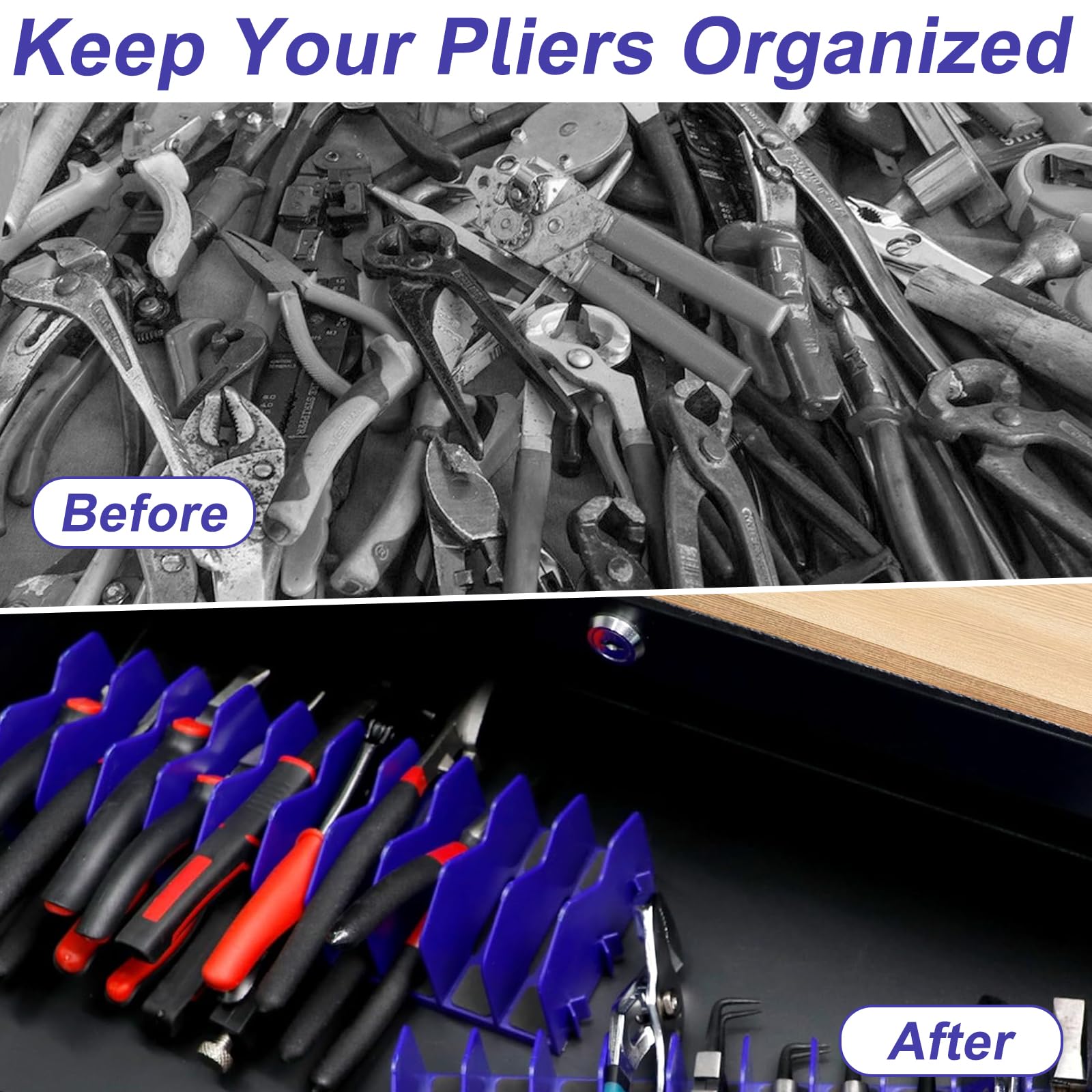 JNUYISW Porte Outils, 2 Pièces Organisateur De Tournevis