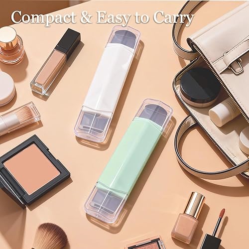 Miniatura 7 de 2 piezas de herramienta de eliminación de puntos negros, espátula facial de doble cabeza para limpieza profunda de los poros de la nariz y la zona