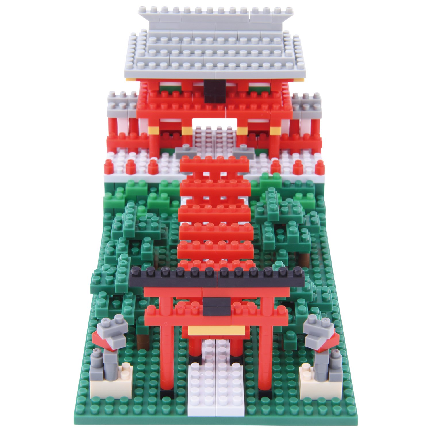 Nanoblock Itsukushima Shrine – Serie Monumenti Famosi – Kit Di Costruzione (Scatola Da 12)