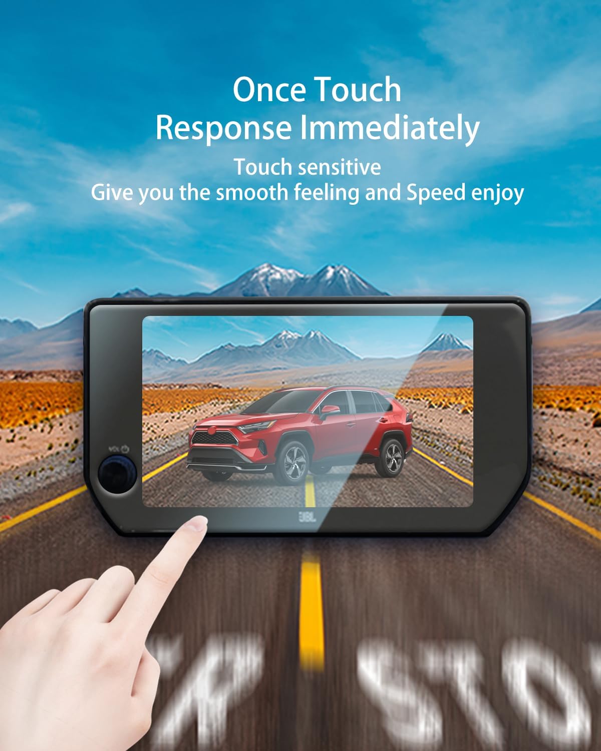2pcs for 2025 RAV4 Screen Protector for 2023 2024 2025 Toyot a RAV4 XLE Premium/Limited/XSE Hybrid 10.5Inch JBL Accessories Tempered Glass Protective Film (NOT FOR RAV4 8Inch)
