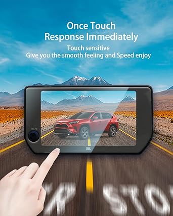 2pcs for 2025 RAV4 Screen Protector for 2023 2024 2025 Toyot a RAV4 XLE Premium/Limited/XSE Hybrid 10.5Inch JBL Accessories Tempered Glass Protective Film (NOT FOR RAV4 8Inch)