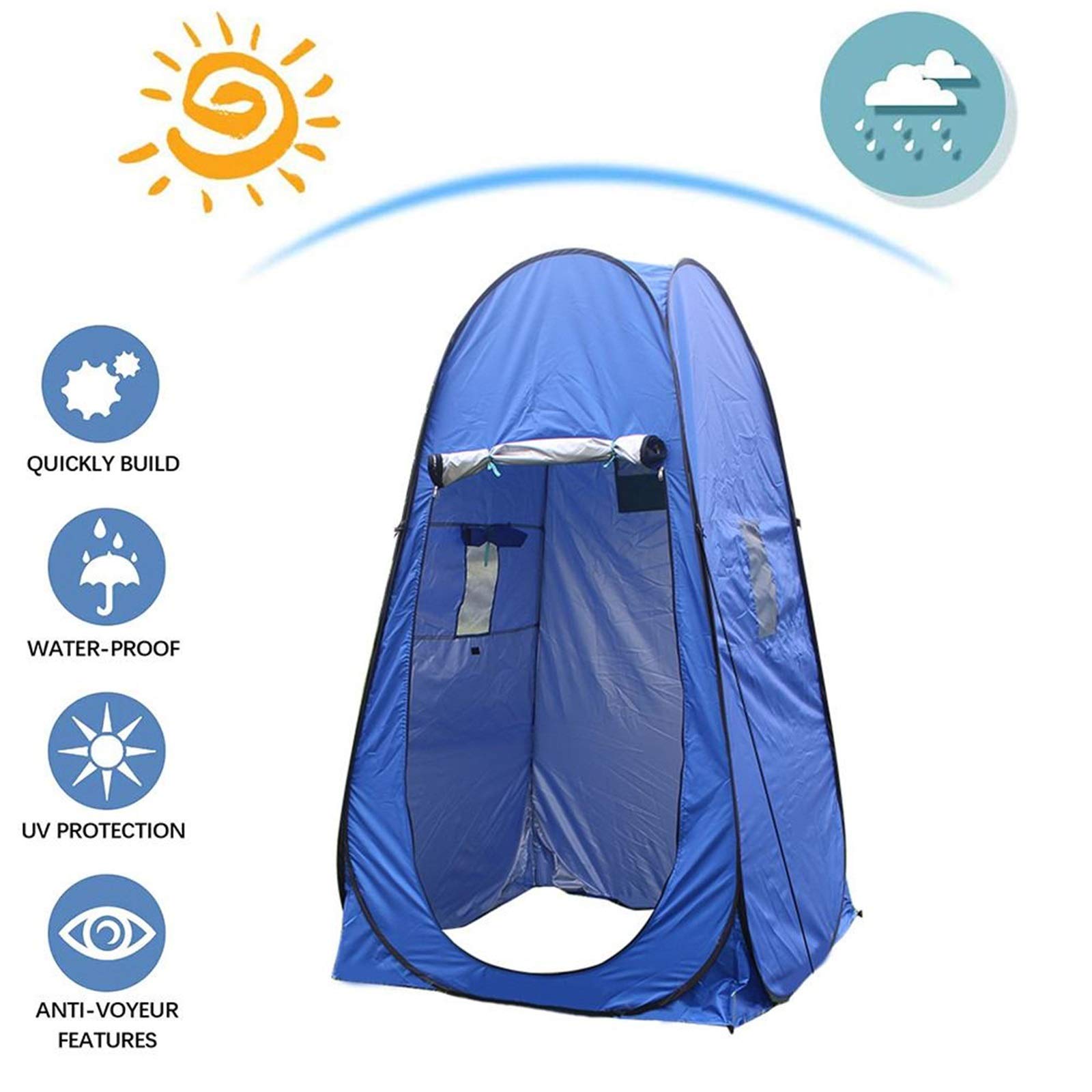 Tenda Spogliatoio Portatile Tenda da bagno portatile sulla tenda all'aperto in camminata per la Privacy in Campeggio