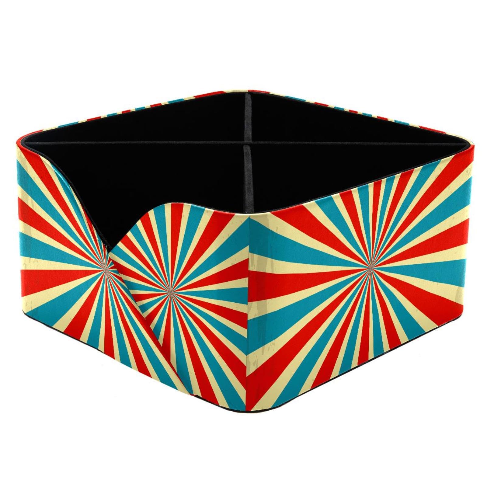 KengjuTesu Independence Day Desktop Organizer Pen Holder, Rectangular Pencil Cup for Office, Study and Makeup Stations