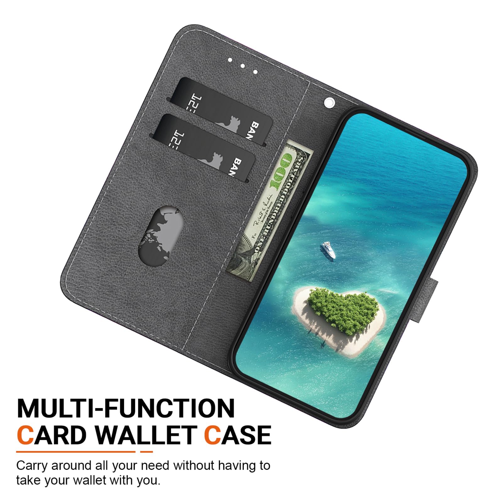 Custodia A Portafoglio Con Cerniera Per Honor 80 Pro - Pelle PU Con Fiori, 7 Slot Carte, Cinturino E Supporto - Marrone