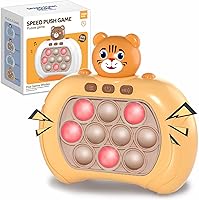 Vista 6 de Quick Push Pop Game It Fidget Toys Pro for Kids Adults, Handheld Game Fast Puzzle Game Machine, Push Bubble Stress Toy, Relief Party Favors