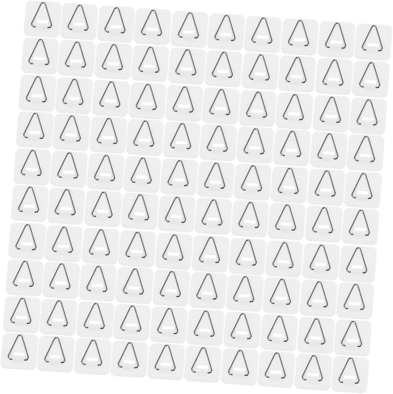 100pcs Invisible Adhesive Plate Hangers Wall Plate Fixing Hooks for Kitchen Round and Square Dish Holders Heavy Duty for Home Decor