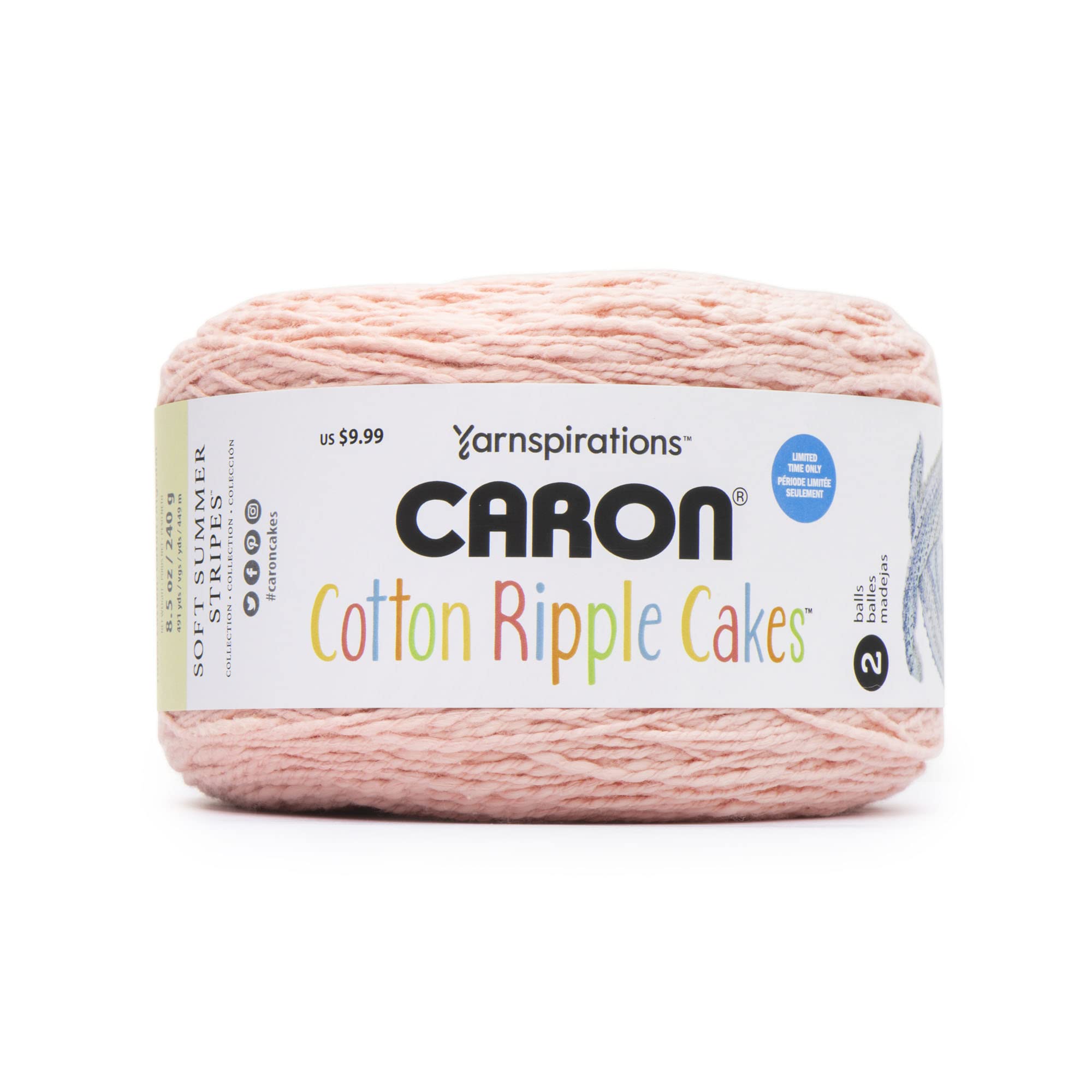 CaronCotton Ripple Cakes - Blush