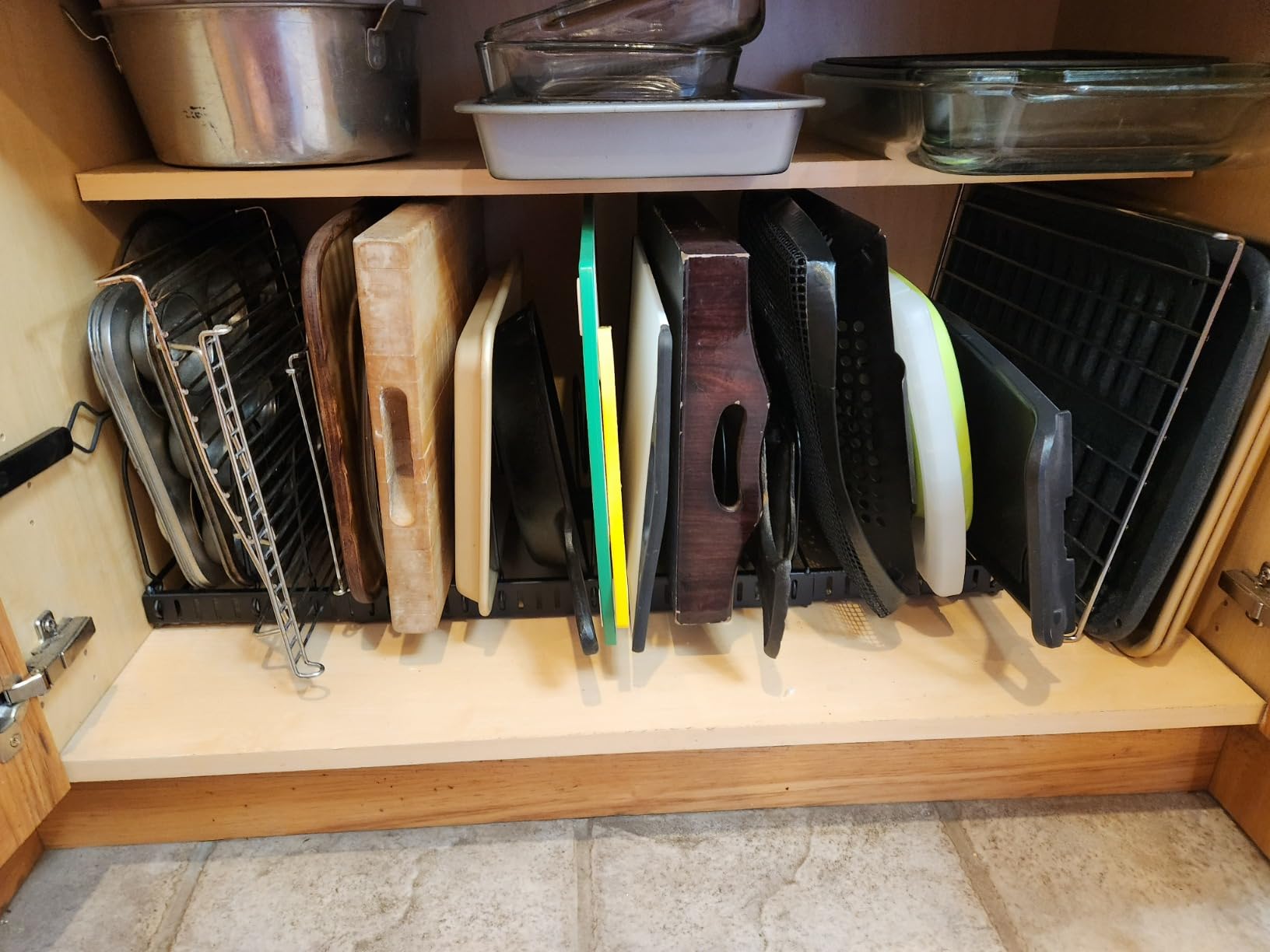 $7/mo - Finance X-cosrack 15 Adjustable Dividers Pot and Pan Organizer ...