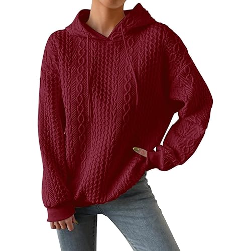 Women's Solid Color Women's Solid Color Hooded Thickened New Fabric Long Sleeved Sweater Jacket Top Long Zipper Sweater