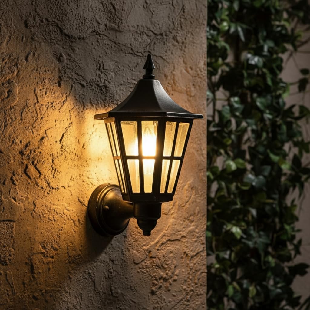 Lyse Decor Hurrycan Outdoor Wall Light, Gate Light for Wall & Garden Wall Lamp – Waterproof Pillar Light for Main Entrance, Balcony & Pathway (GL31, Pack of 1)-image-17