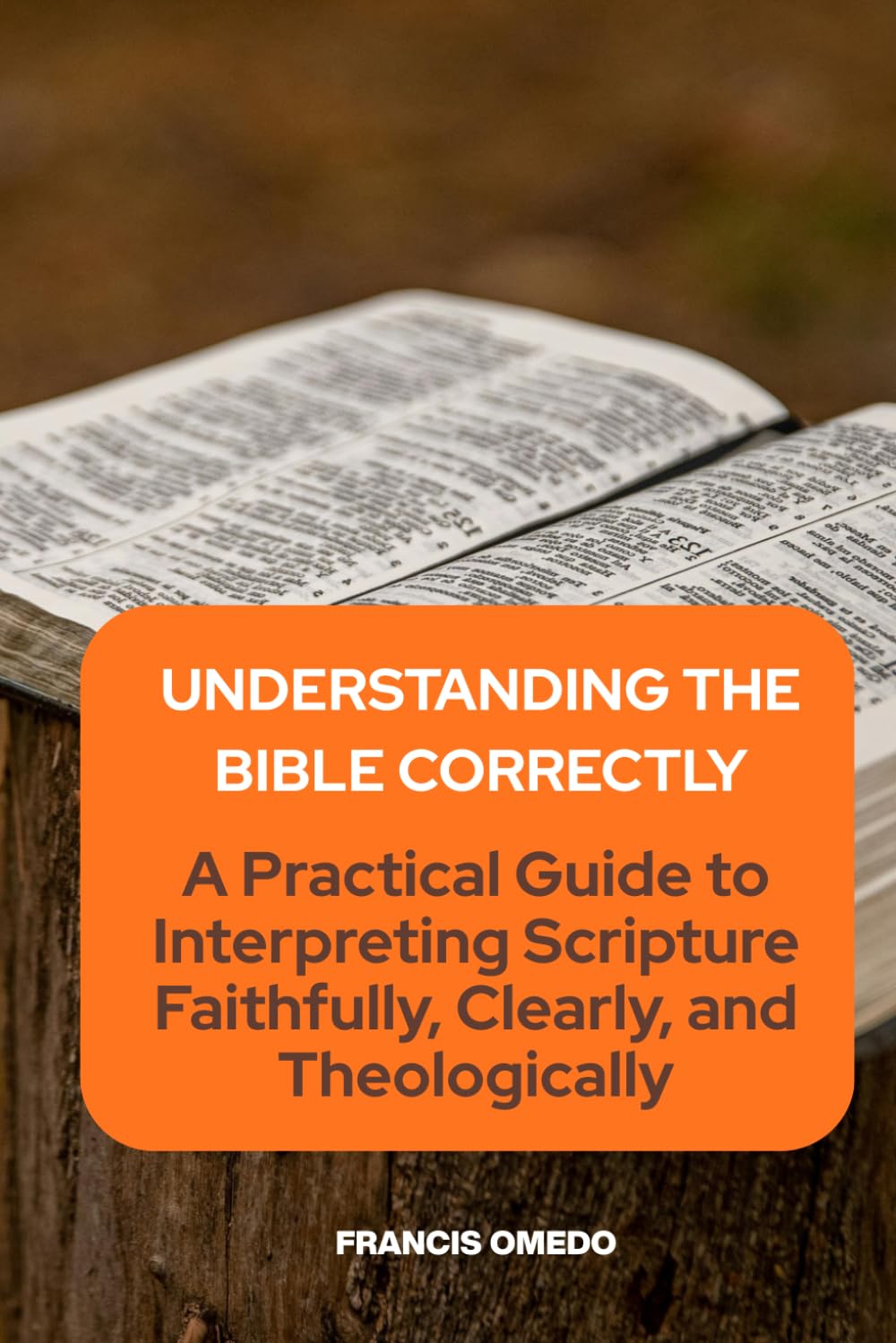 Understanding the Bible Correctly: A Practical Guide to Interpreting Scripture Faithfully, Clearly, and Theologically