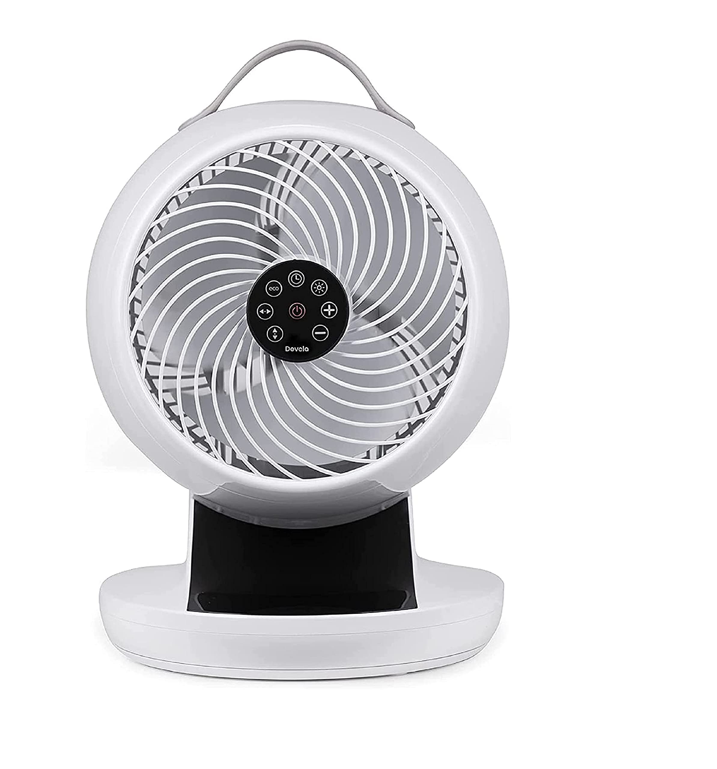Buy Devola 9" Desk Fan, 2 Modes (Eco and Normal), Timer, 12 Fan Speeds, Includes Touch Control