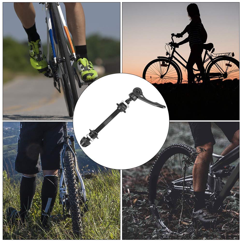 Oś piasty rowerowej, wydrążona oś przednia 108 mm/4,3 cala, szybkie zwalnianie, zestaw przednich kół do naprawy roweru, akcesoria