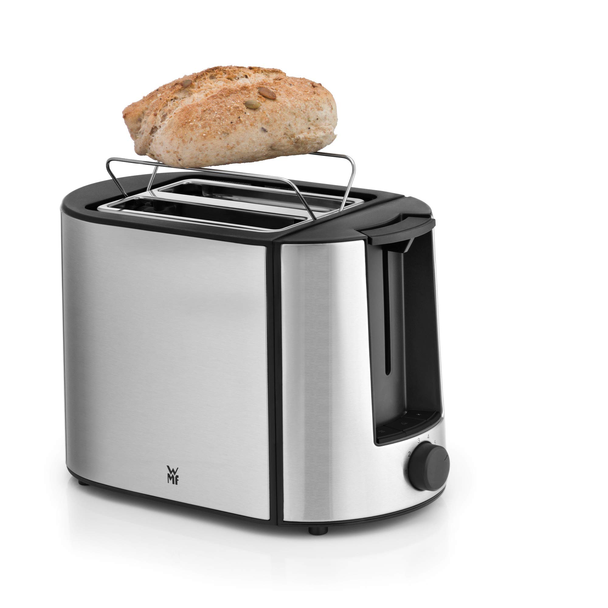 WMF Bueno Pro Toaster Edelstahl Doppelschlitz 870W & Stelio Wasserkocher Edelstahl 1,7l 2400W