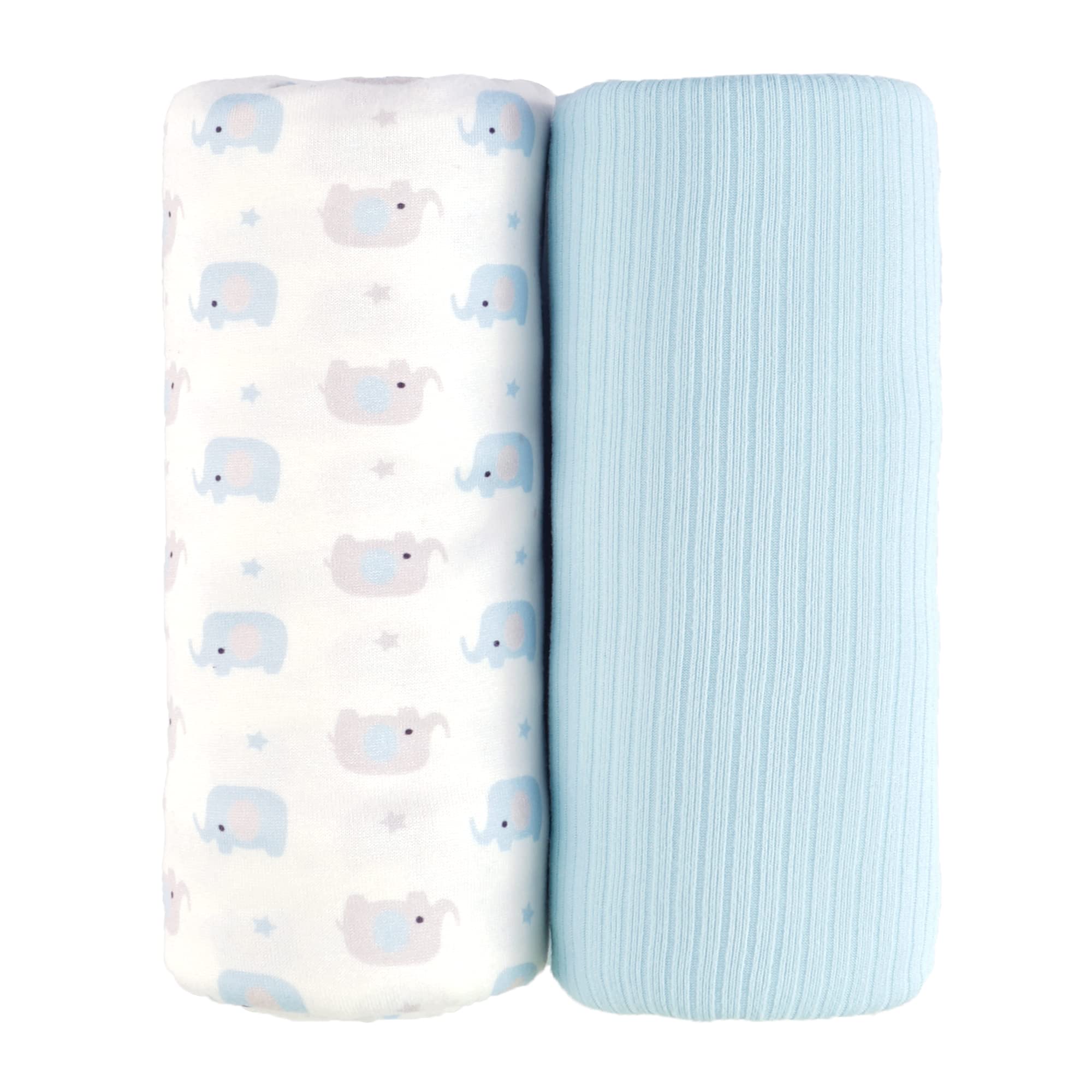 lasoftan Manta elástica grande para envolver al recién nacido, manta de recepción para envolver al bebé, funda de lactancia y funda para carriola, perfecta para niños y niñas, 30 x 40 pulgadas, 2