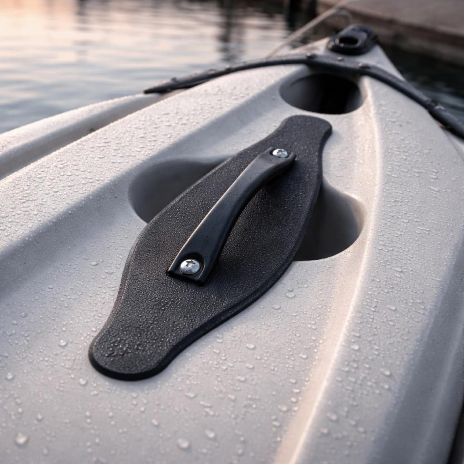 rockible Cubierta para Barco de Pesca Tapa de Acceso de Embarcación Placa de Cubierta Panel de Kayak Ajuste Ceñido Espuma Compacta con Asa Central Adecuada